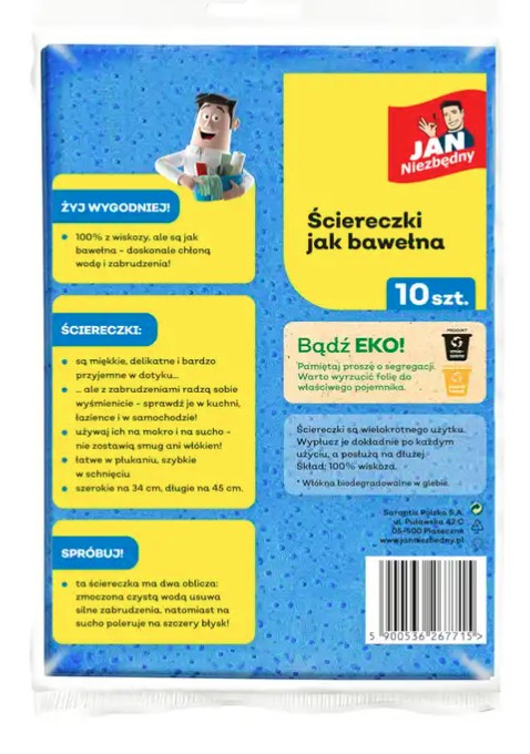 ŚciereczkI jak bawełna (10) Uniwersalne JN